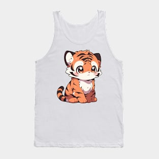 Cute little baby tiger Tank Top